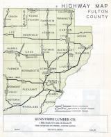 Fulton County Highway Map, Fulton County 195x